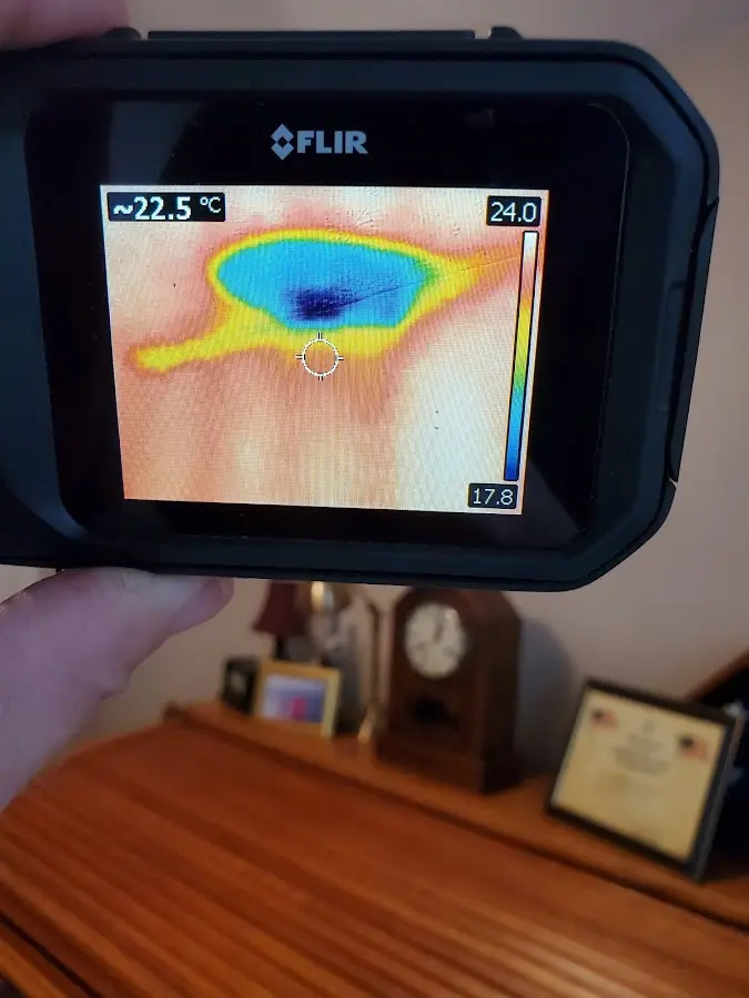 Thermal imaging inspection for water damage in Indian Harbour Beach