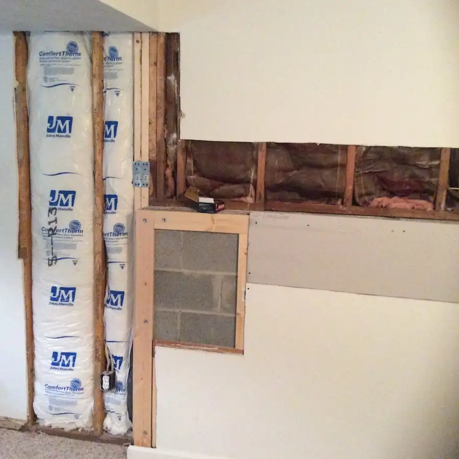 Wall insulation replacement during Structural Drying in Indian Harbour Beach